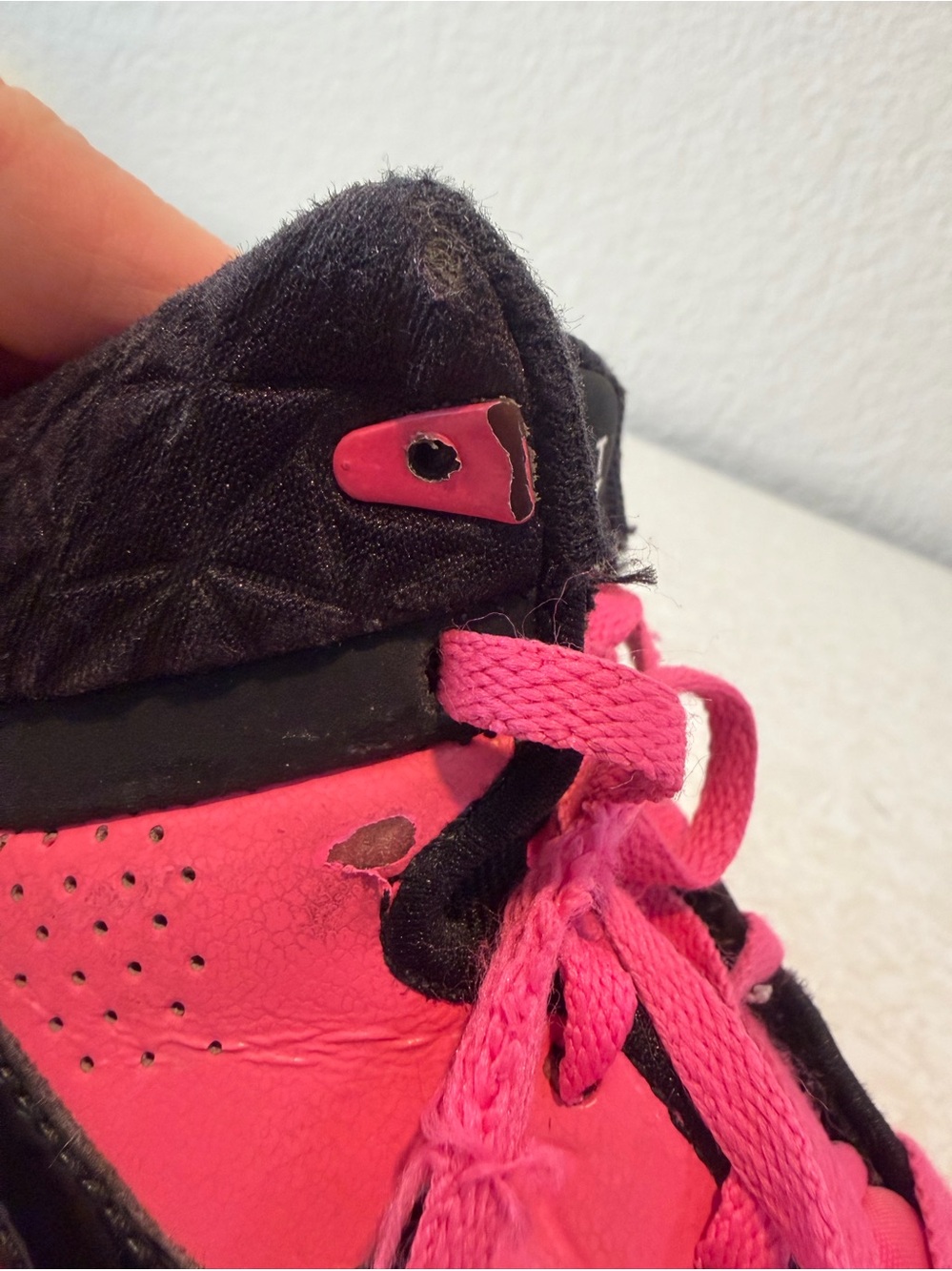 Pink Nike High tops size 12c - Picture 6 of 9